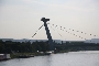 La soucoupe volante d'un pont de Bratislava